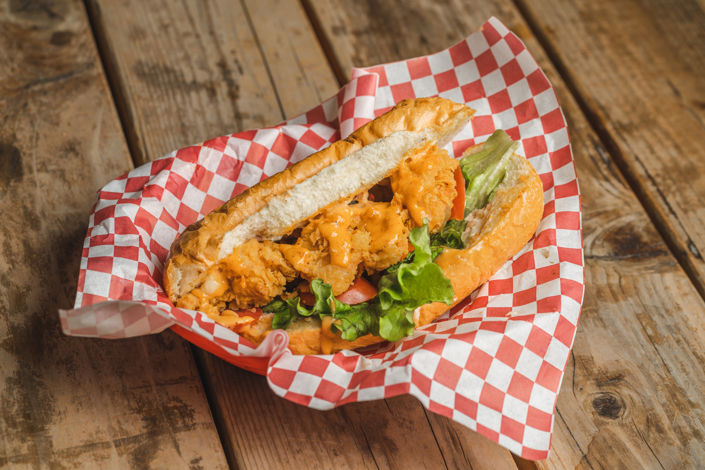 Fried Shrimp Po-boy