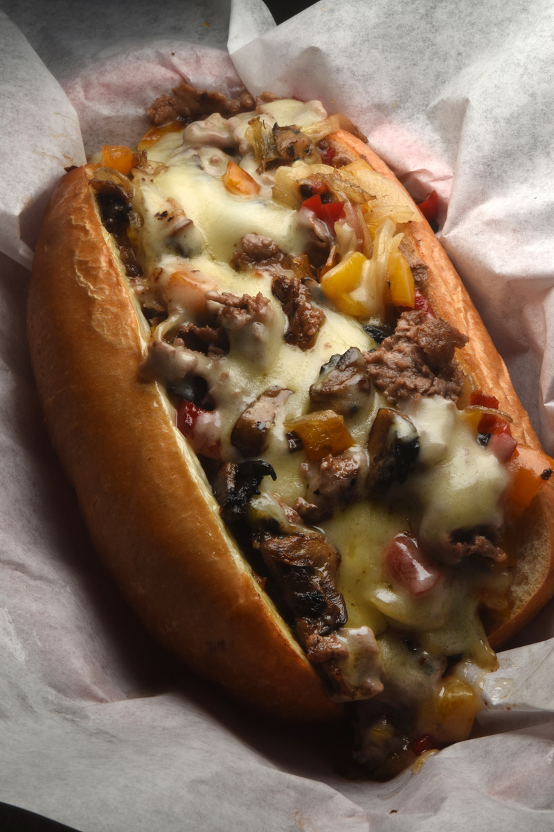 Philly Cheesesteak Presnted