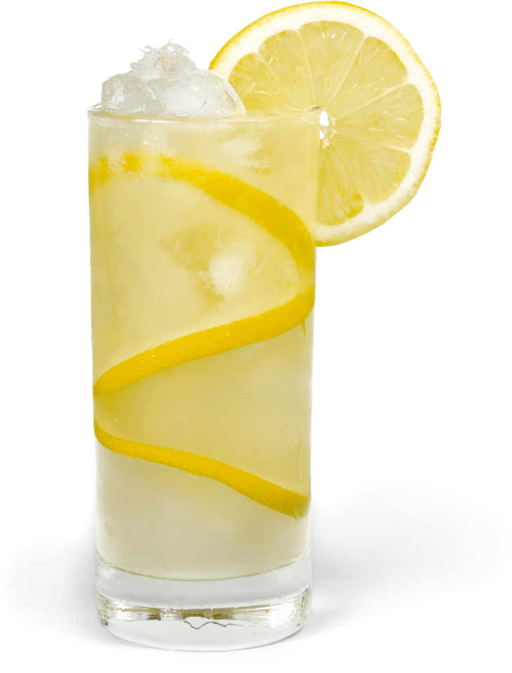 Ice Cold Lemonade in Glass